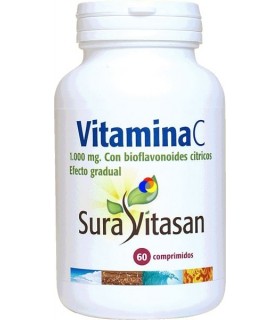 VITAMINA C 1000 mg. Efecto gradual 60 comp. SURA VITASAN