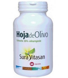 HOJA DE OLIVO (60 Cap. Extracto 20% oleuropein) SURA VITASAN