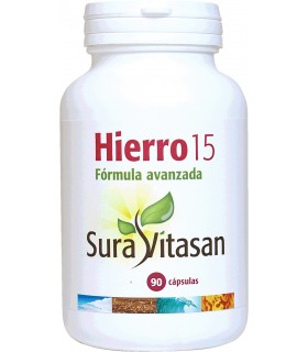 HIERRO 15 FORMULA AVANZADA SURA VITASAN