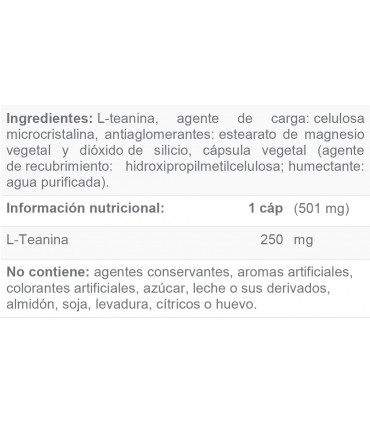 L-TEANINA 250MG 30 CAP SURAVITASAN