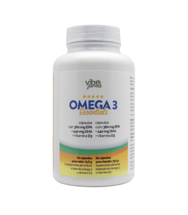 OMEGA 3 ESSENTIALS 1000 mg. 60 caps. VIBEFARMA