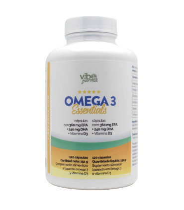 OMEGA 3 ESSENTIALS 1000 mg. 120 caps. VIBEFARMA