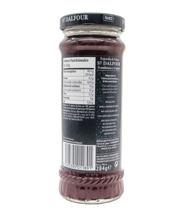 MERMELADA FRAMBUESA CON GRANADA 284 gr. ST. DALFOUR