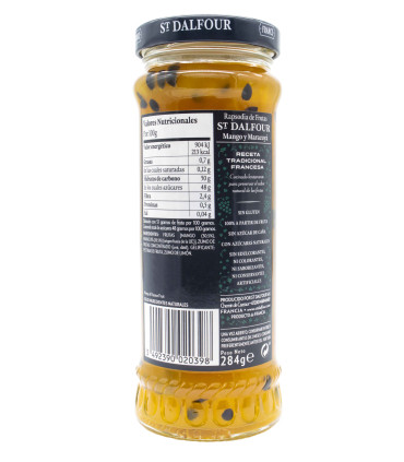 MERMELADA MARACUYA Y MANGO 284 gr. ST.DALFOUR