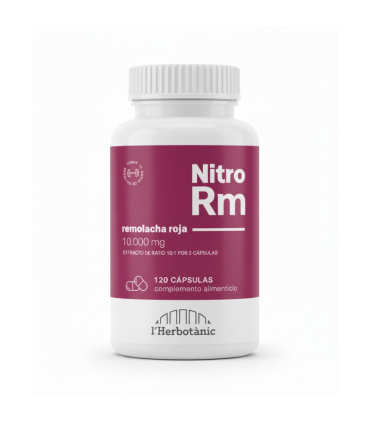 NITRORM - REMOLACHA ROJA 500 mg. (Extracto ratio 10:1) 120 caps. L'HERBOTANIC